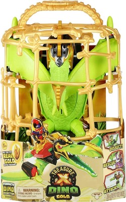 SCHATZ X Dino Gold Pterodactyl Dino Dissektion. Präparieren, retten und angreifen. Ex