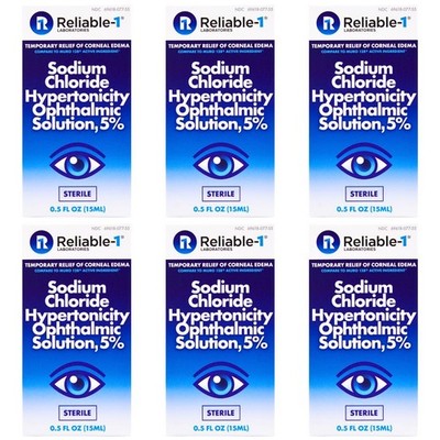 Reliable 1 Sodium Chloride 5% Solution - 6 Pack | (Exp 1-2028)