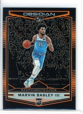 2018 Panini Obsidian Marvin Bagley Electric Etch Orange /25 Rookie RC KINGS