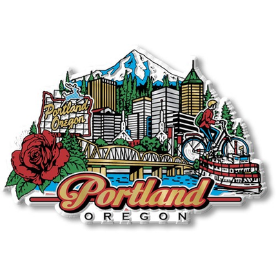 #ad Portland Oregon Magnet by Classic Magnets $8.99