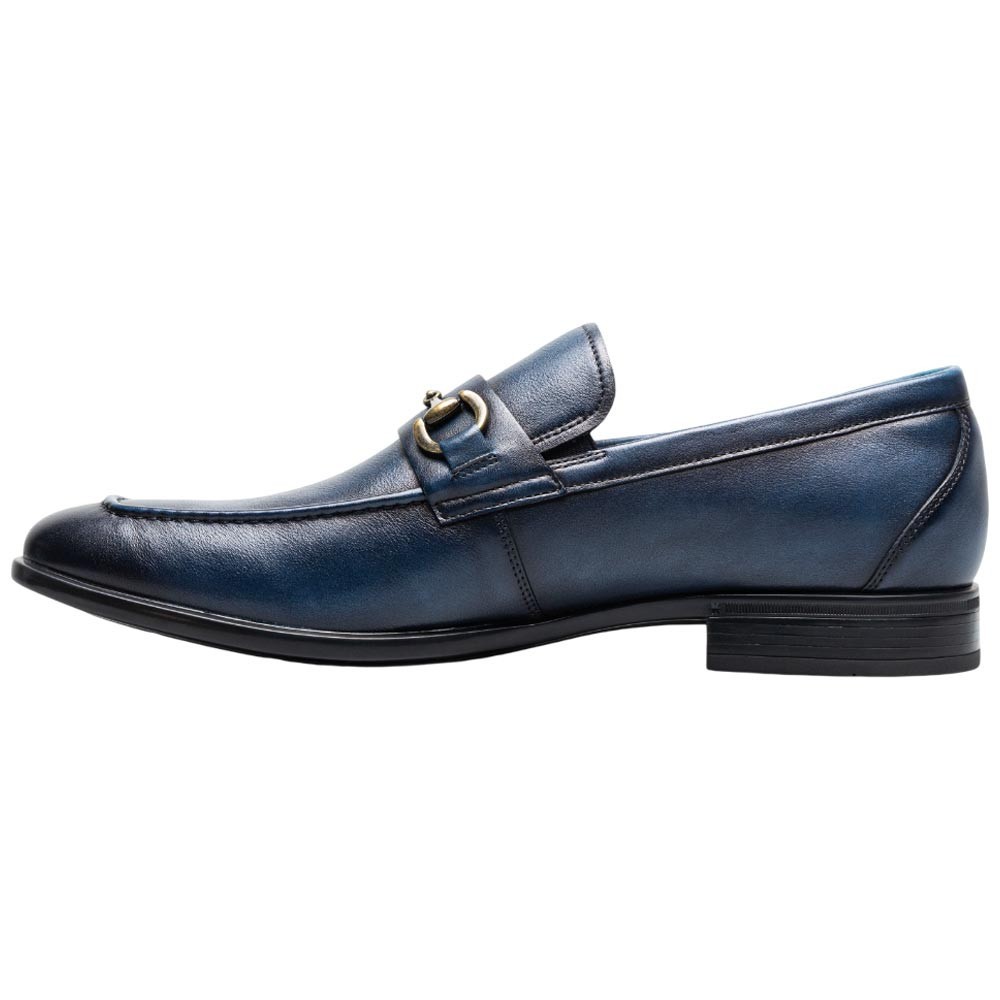 Florsheim Zaffiro Navy Moc Toe Bit Loafer II for Men View 4