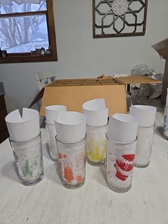 Vintage Wizard Of Oz 5” Tall Drinking Glass Set of 6