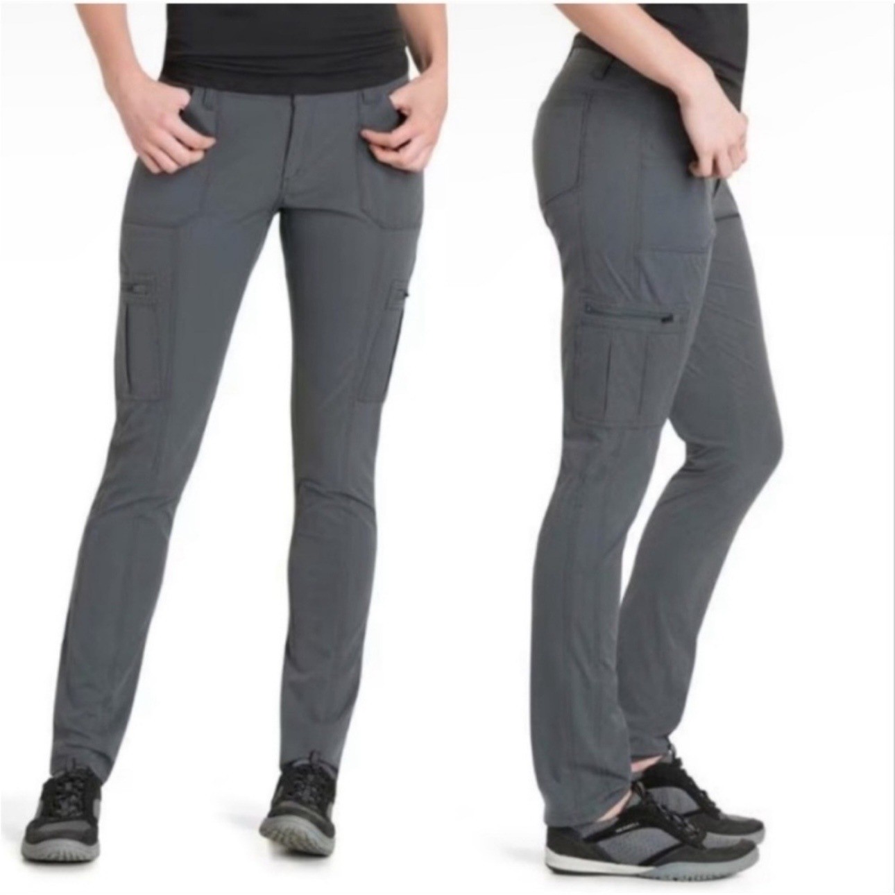 Ripstop Cargo Gray Womens Size 4 Short Hiking Outdoor
