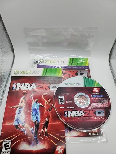 NBA 2K13 (Microsoft Xbox 360, 2012) DISC & Art & Manual Only No Usps Tracking