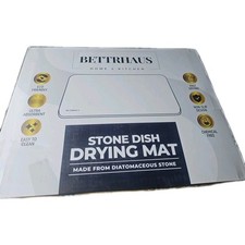 Stone Drying Mat for Kitchen Counter, Stone Dish Solid Drying Mat 16 x 12