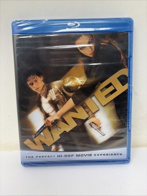 Wanted (Blu-ray, 2008) - Angelina Jolie & James McAvoy - Brand New/Sealed 