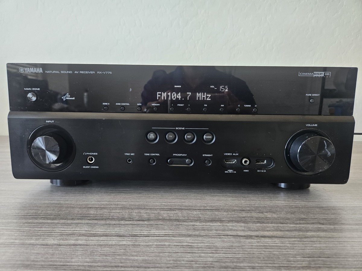 Yamaha RX-V775 7.2 Channel AV Receiver Home Theater HDMI Network