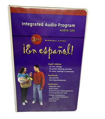 En espanol! 3 tres Audio CDs Program, Level 3 (Spanish Ed.), Mcdougal Littell