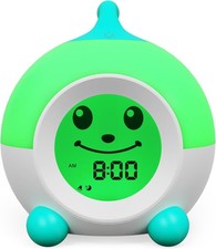 Ok to Wake Kids Alarm Clock, Toddler Sleep Training Clock with Touch Night Light