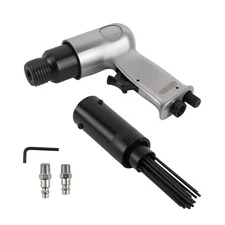 Pistol Grip Design Clean Rust Corrode Remove Air 19 Needle Scaler Pneumatic