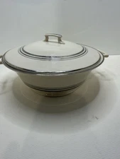 Vintage O-P-CO Syracuse China Old Ivory Serving Dish With Handles 9” W 4.5” H