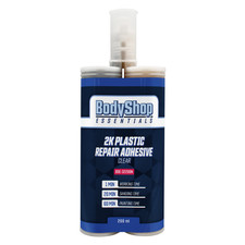 Bodyshop Essentials Automotive Rigid Plastic Repair Adhesive 200ml Clear