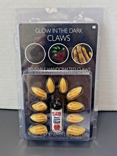 NEW Glow In The Dark Reusable Handcrafted Claws Costume Cosplay Halloween