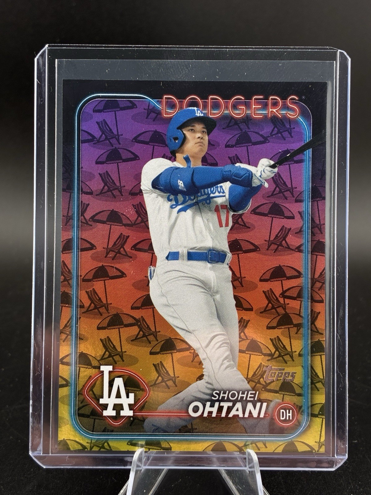 2024 Topps #500 Shohei Ohtani Beach Umbrella /50 Dodgers