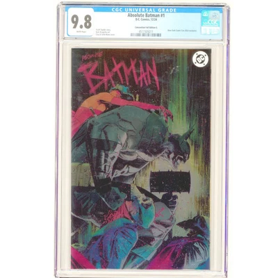 Absolute Batman: #1 [Mann CGC 9.8 NYCC Foil CVR G] DC Comics 2024