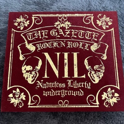 the GazettE NIL first limited edition with DVD Gazette