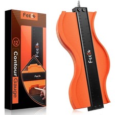 Contour Gauge (12 Inch) with Lock Profile Tool, Birthday Gifts for Men Dad H