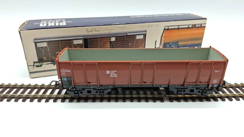 Piko H0  1:87 Hochbordwagen Güterwagen DR - 591 8087-1  (00mu) 00u braun in OVP | Zustand: Gebraucht