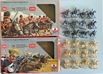 ESCI Scots Greys & Polish Lancers 1815, 1/72 plastic soldiers (1980s) - Image 1 of 4