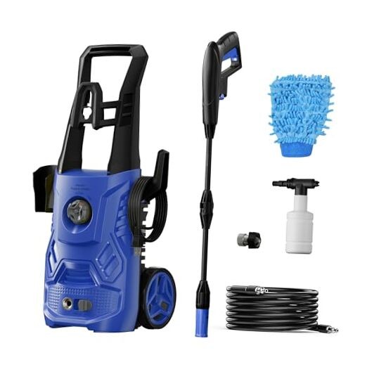 4200PSI 2.6GPM Electric Pressure Washer with Foam Cannon & 23FT Hose