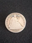 1858-O SEATED LIBERTY SILVER HALF DOLLAR   CIRCULATED           #MF-1662