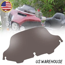 8" Windshield Brown Screen For Harley Touring Electra Street Glide Ultra 96-13