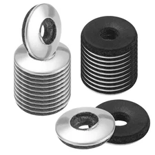 50-Pack Bonded Sealing Rubber Washers, #8 x 1/2"OD Neoprene Washer Gasket
