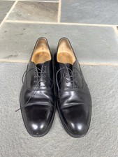 Men’s Classic Black Wingtip Gucci Shoes. Size 45.5D