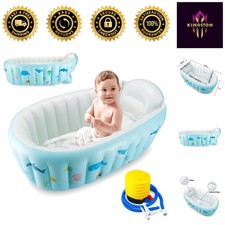 Compact Whale-Shaped Inflatable Baby Tub - Travel-Friendly and Easy to Store