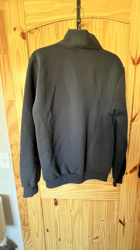 CORONA G ¡NUEVA CON ETIQUETAS! Chaqueta Cremallera Completa Frontal Azul Marino Rojo Blanco con Emblema Corona Dorada Talla M Foto 2 de 4