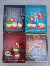 SOUTH PARK - The Complete Season 1, 2, 3, Bigger, Longer, Uncut DVD Lot