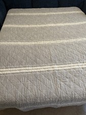 Pottery Barn Teen Twin Quilt Gray Blue White ...