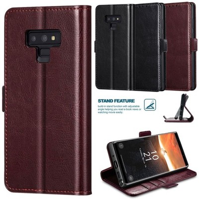For Samsung Galaxy Note9/Note8 PU Leather Flip Stand Holder Case Magnetic Cover