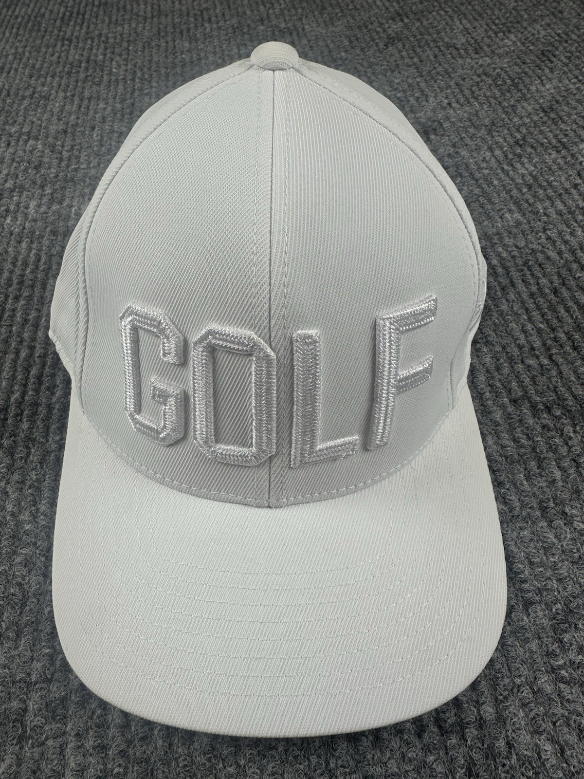 G/Fore Hat Cap Snapback White Out "GOLF" Norcal Open FlexFit Tech 110 NEW OSFA