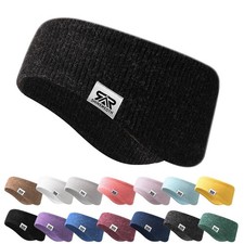 Fleece Ear Warmers for Men Women - Winter Headband Ear Muffs for Cold Weather