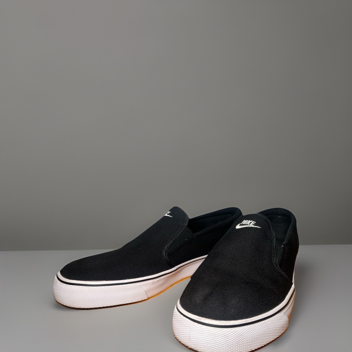 Nike Toki Slip Txt Black 724762 011 28.5Cm Blk Canvas | eBay