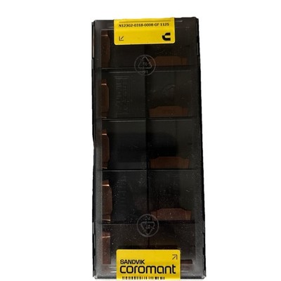 SANDVIK Coromant N123G2-0318-0008-GF Carbide Grooving Inserts Grade 1125 (10pcs)
