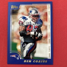 Ben Coates 2000 Topps Card #101 NFL New England Patriots