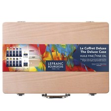 301867 Fine Oilfarbes Deluxe Box, 10 farb olejnych różnych w drewnianym pudełku po 40ml...