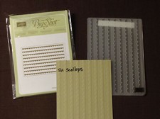 Stampin' Up Scallops Textured Impressions Embossing Folder