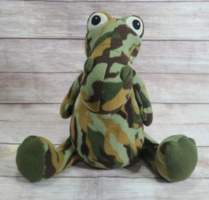Melissa & Doug Plush Alligator Crocodile Stuffed Animal Camouflage Green 12"