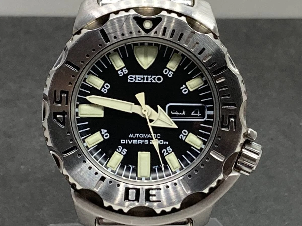 SEIKO Black Monster 7S26-0350 SKX779 Automatic Men's watch used