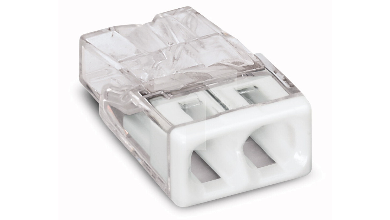 Quick connector 2x 0.5-2.5mm2 transparent 2273-202 /100pcs/ /T2UK