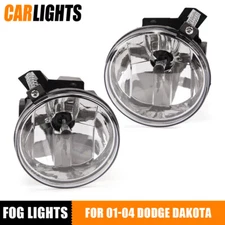 Fog Light LH RH Pair Fit For2001-2004 Dodge Dakota 2001-2003 Dodge Durango