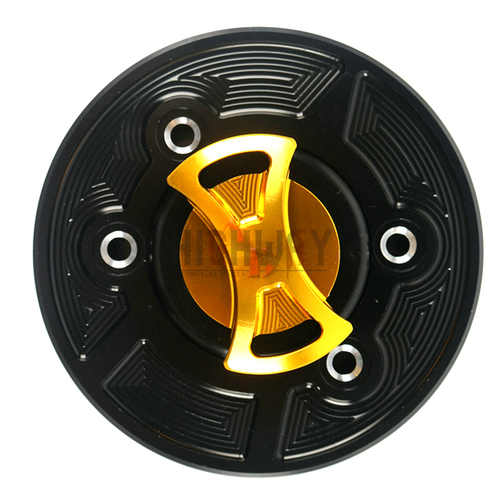 Keyless Quick Release Fuel Gas Tank Cover Caps For BMW K1600 GT/GTL 10-12 - Picture 11 of 12