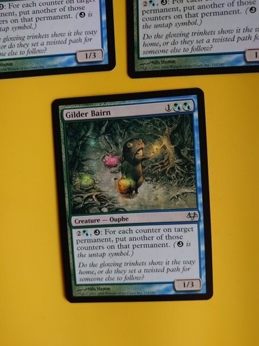 Gilder Bairn x3 Ouphe. Eventide. Magic the Gathering Card. - Picture 3 of 5