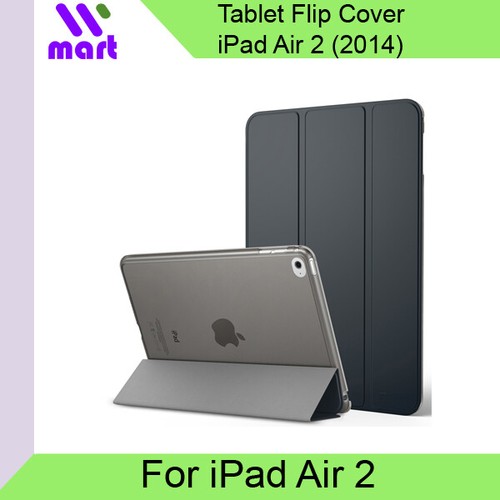9.7-inch iPad Air 2 Flip Cover Translucent Frost Smart Case Compatible for iPad - Picture 2 of 5