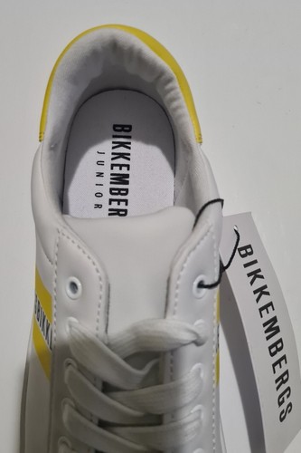 Scarpe da ginnastica Bikkembergs Junior K384-20735 logo stringate uk 5 eu 38 - Foto 4 di 6