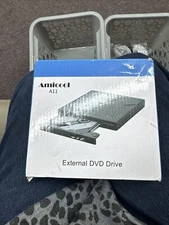 Amicool A11 Light Portable Mobile External DVD Drive USB-C & USB-A