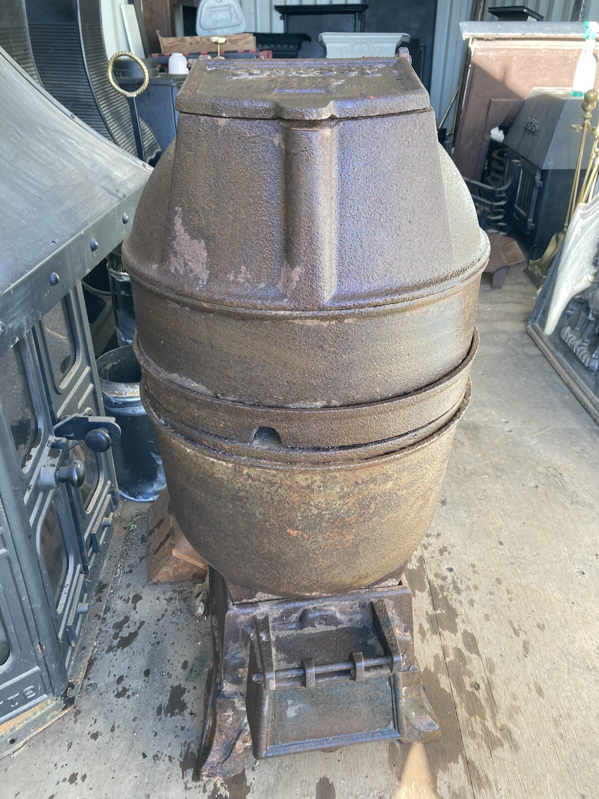 Pot Belly Stove Antique by Romesse | eBay
